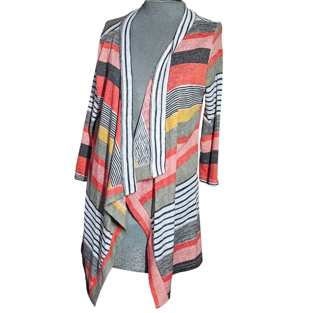 Lightweight Cotton Blend Cardigan Sweater Size Small